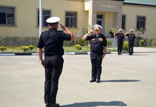 В ВМС Азербайджана состоялось мероприятие в преддверии Дня Вооруженных сил (ФОТО)