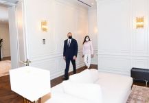 Azerbaijani president, first lady view conditions created at Gulustan Palace after renovation (PHOTO)