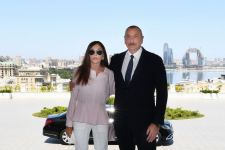 Azerbaijani president, first lady view conditions created at Gulustan Palace after renovation (PHOTO)