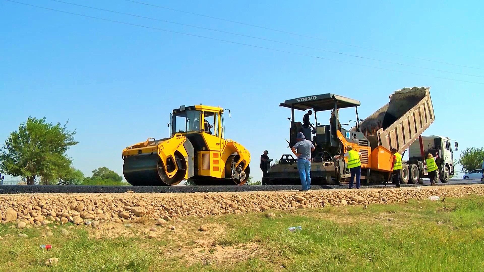 Продолжается строительство автодороги Алирзалы – Хан Гарвенд – Сафикюрд – Тап Гарагоюнлу (ФОТО)