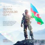 Президент Ильхам Алиев в своем Twitter аккаунте поделился публикацией по случаю Дня Вооруженных сил (ФОТО)