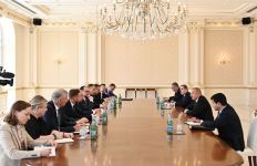 Президент Ильхам Алиев принял глав МИД Румынии, Австрии, Литвы и делегацию ЕС (ФОТО/ВИДЕО)