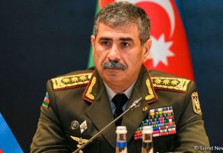 Azerbaijani defense minister congratulates military personnel on Victory Day