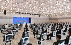 President Ilham Aliyev meets with leadership and a group of military personnel of Azerbaijani Army on Armed Forces Day (PHOTO)