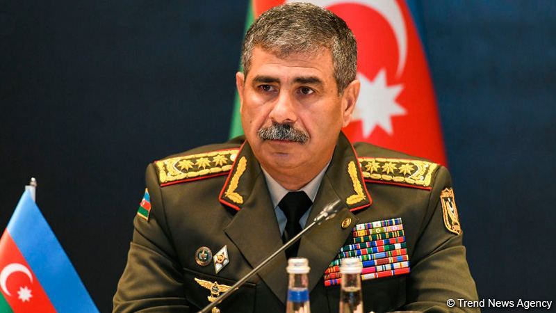 Azerbaijani defense minister instructs on resolute suppression of possible provocations by Armenians