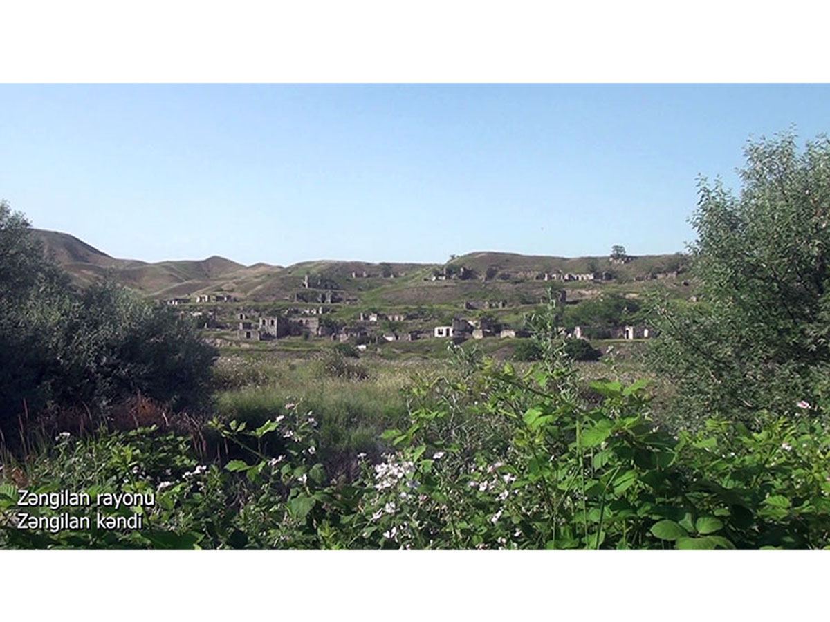 Zəngilan rayonunun Zəngilan kəndi (VİDEO)