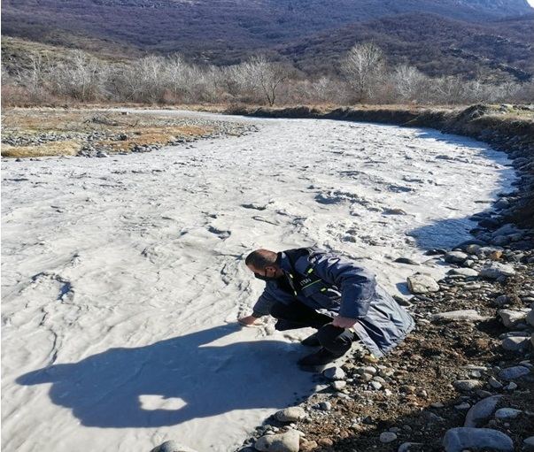Армения и немецкая компания загрязняют реку Охчучай в катастрофических масштабах (ФОТО/ВИДЕО)
