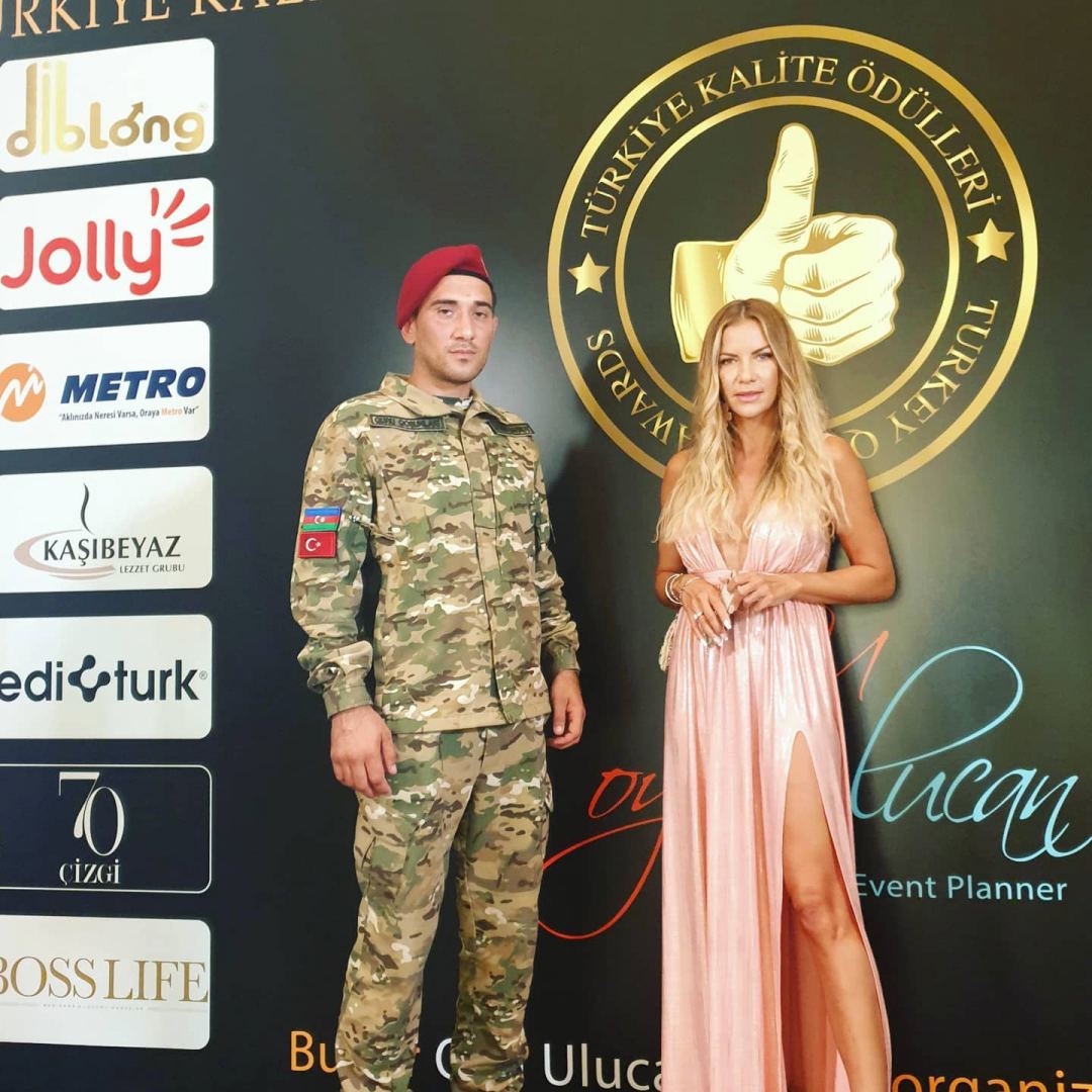 Герой Отечественной войны Азербайджана удостоен турецкой премии Turkey Ouality Awards 2021 (ФОТО)