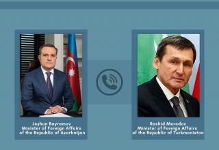 Azerbaijani, Turkmen FMs exchange views on topical issues