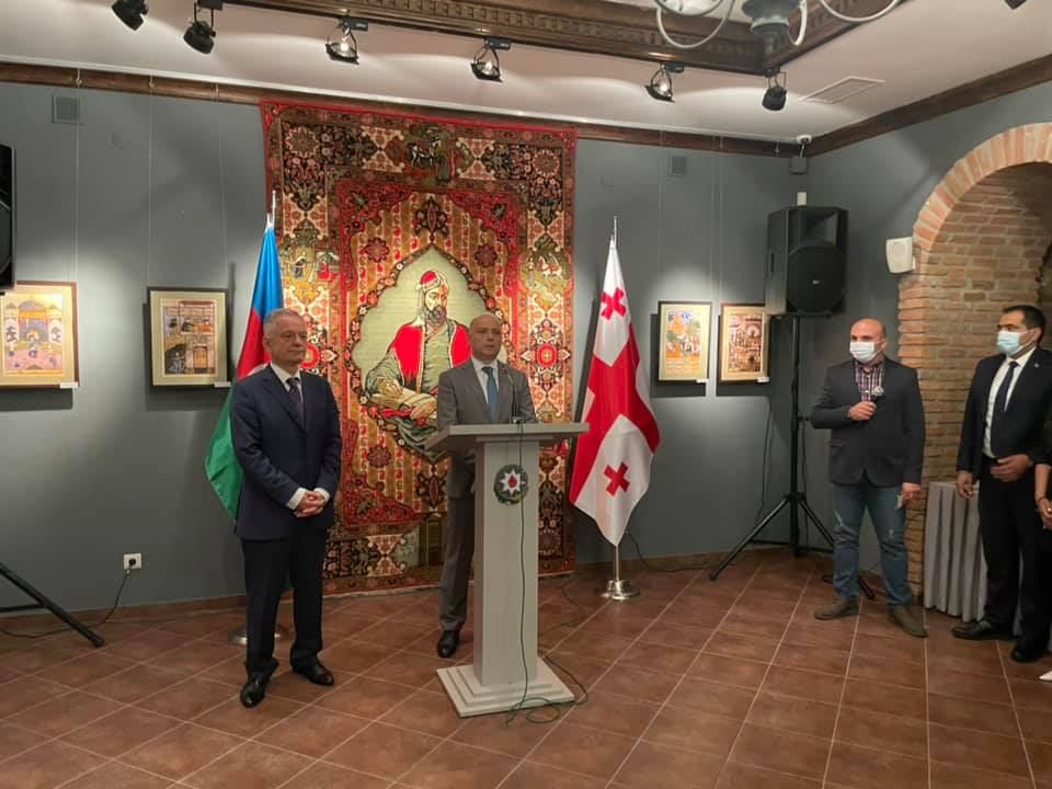 В Тбилиси открылась выставка, посвященная 880-летию Низами Гянджеви (ФОТО)