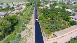 На юге Азербайджана завершается строительство дорог, соединяющих 5 населенных пунктов (ФОТО)