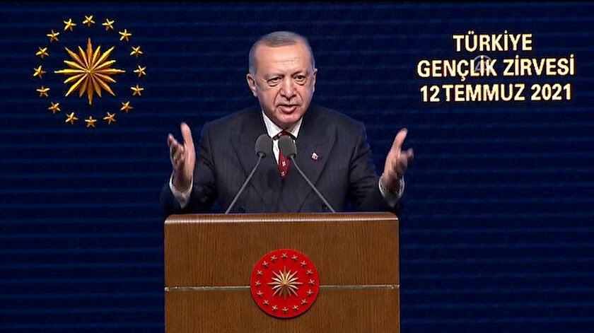 Cumhurbaşkanı Erdoğan: Yalan siyasetine gençlerimizi alet ediyorlar