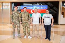 На лечение в Турцию отправлена еще одна группа азербайджанских военнослужащих (ФОТО)