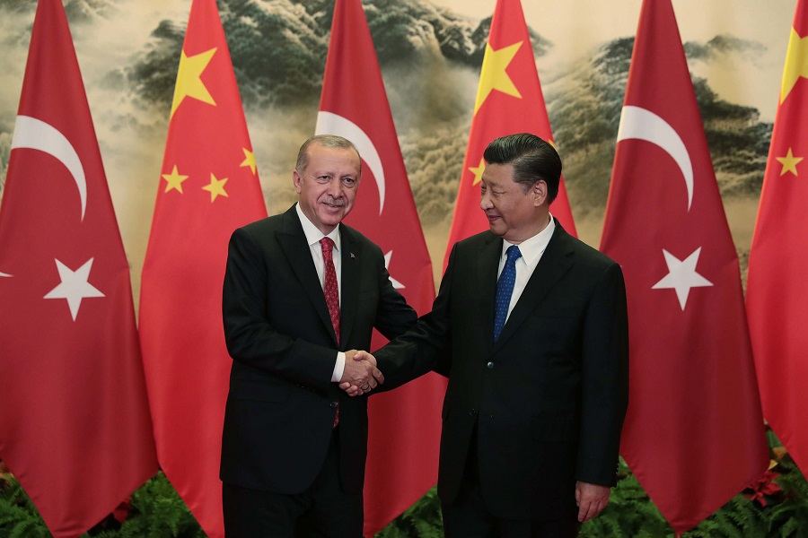 Президент Турции провел телефонный разговор с председателем КНР