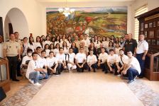 Волонтеры дипломатии побывали в ряде учреждений Минобороны Азербайджана (ФОТО) - Gallery Thumbnail