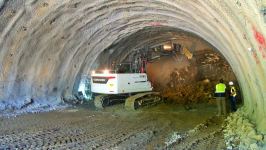 Construction of tunnels starts on Azerbaijan's Ahmadbayli-Fuzuli-Shusha highway (PHOTO)