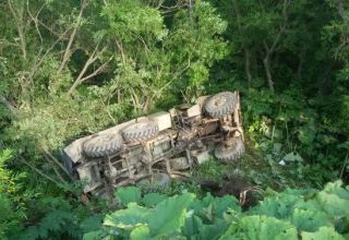 Servicemen of Azerbaijan's Internal Troops injured in car accident in Goygol district