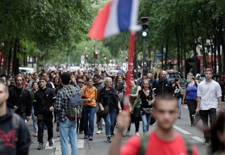 Fransada sanitar buraxılışlarla bağlı aksiyalarda 215 min nəfər iştirak edib