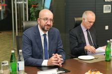 Председатель Европейского совета Шарль Мишель побывал в Главном наземном центре управления спутниками "Азеркосмос" (ФОТО)