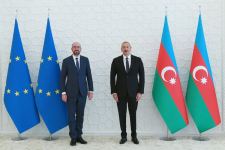 President Ilham Aliyev and President of European Council Charles Michel have joint working dinner (PHOTO)