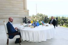 President Ilham Aliyev and President of European Council Charles Michel have joint working dinner (PHOTO)