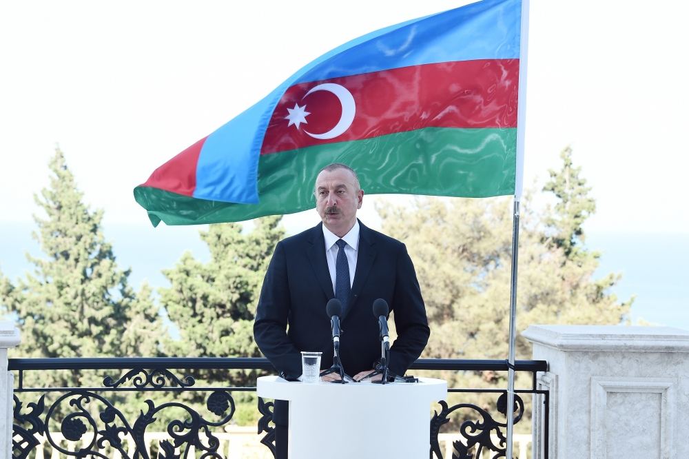Existing modern infrastructure and transport will allow Azerbaijan opportunity to implement projects in our territories in relatively short time - President Aliyev