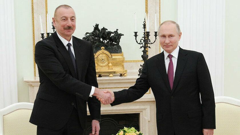 Putin ve Aliyev yarın Moskova’da bir araya gelecek