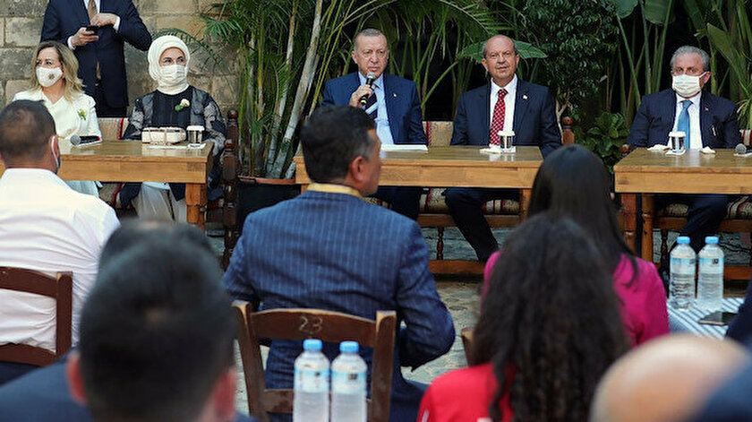 Cumhurbaşkanı Erdoğan, KKTC'de gençlerle buluştu: Bu dava bize emanettir