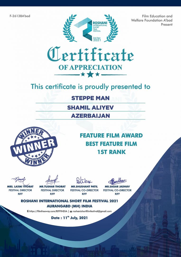 Азербайджанский фильм признан лучшим в Германии, США, Испании и Индии (ВИДЕО, ФОТО)
