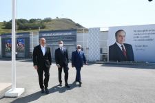 Azerbaijani president views activity of Chovdar integrated regional processing area of AzerGold in Dashkasan district (PHOTO) (UPDATE)