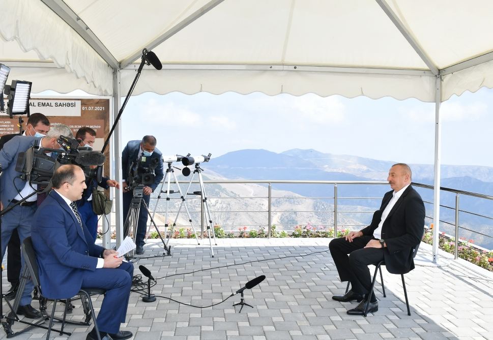 Президент Ильхам Алиев: Мы добились принятия нашей повестки на армяно-азербайджанской границе
