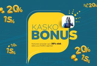 PAŞA Sığorta nümunəvi sürücülər üçün “KASKO Bonus” kampaniyasını təqdim edir!
