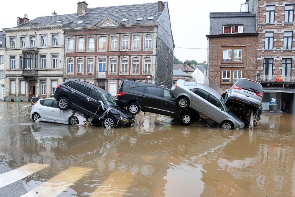 Новое наводнение началось на юге Бельгии из-за сильных дождей