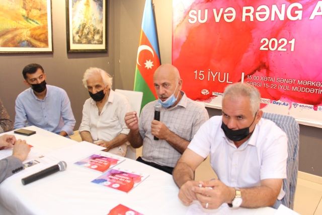 В Азербайджане будут активно развивать акварельное искусство (ФОТО)