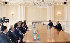 Президент Ильхам Алиев принял делегацию во главе с председателем Национальной ассамблеи Пакистана (ФОТО)