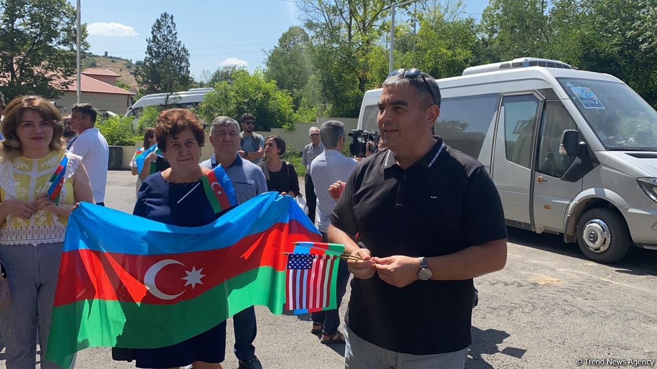 Azərbaycan diaspor nümayəndələrinin Şuşaya səfəri yekunlaşıb (FOTO/VİDEO)