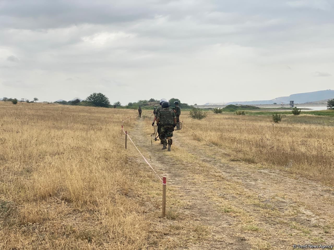 Mine clearance underway on suburbs of reservoir in Azerbaijan's liberated Khojaly - Trend TV (PHOTO)