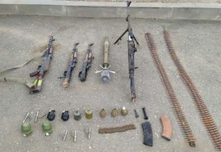 Azerbaijani police finds weapons, munitions in liberated Shusha city