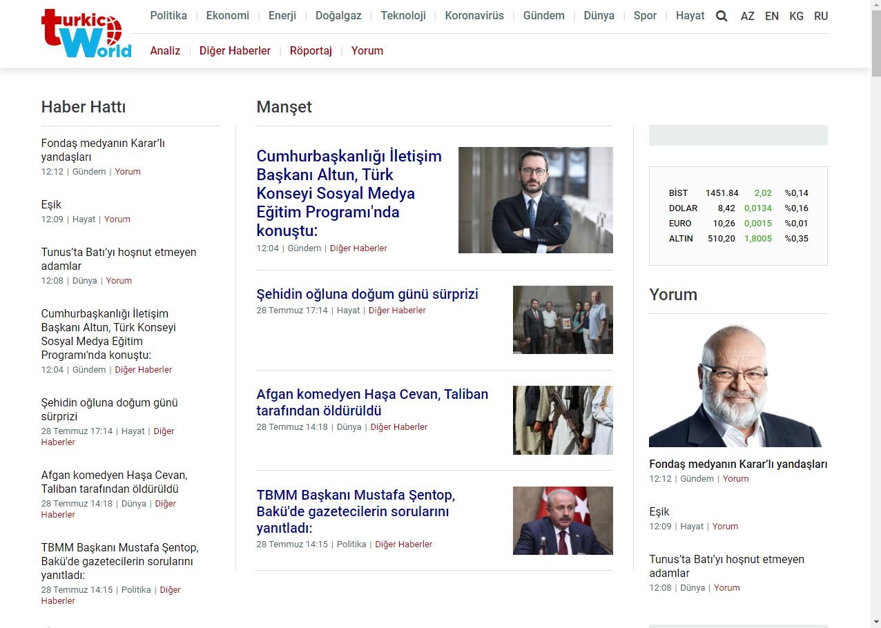 "Türk Dünyası" media platforması daha iki dildə fəaliyyətə başlayıb (FOTO)