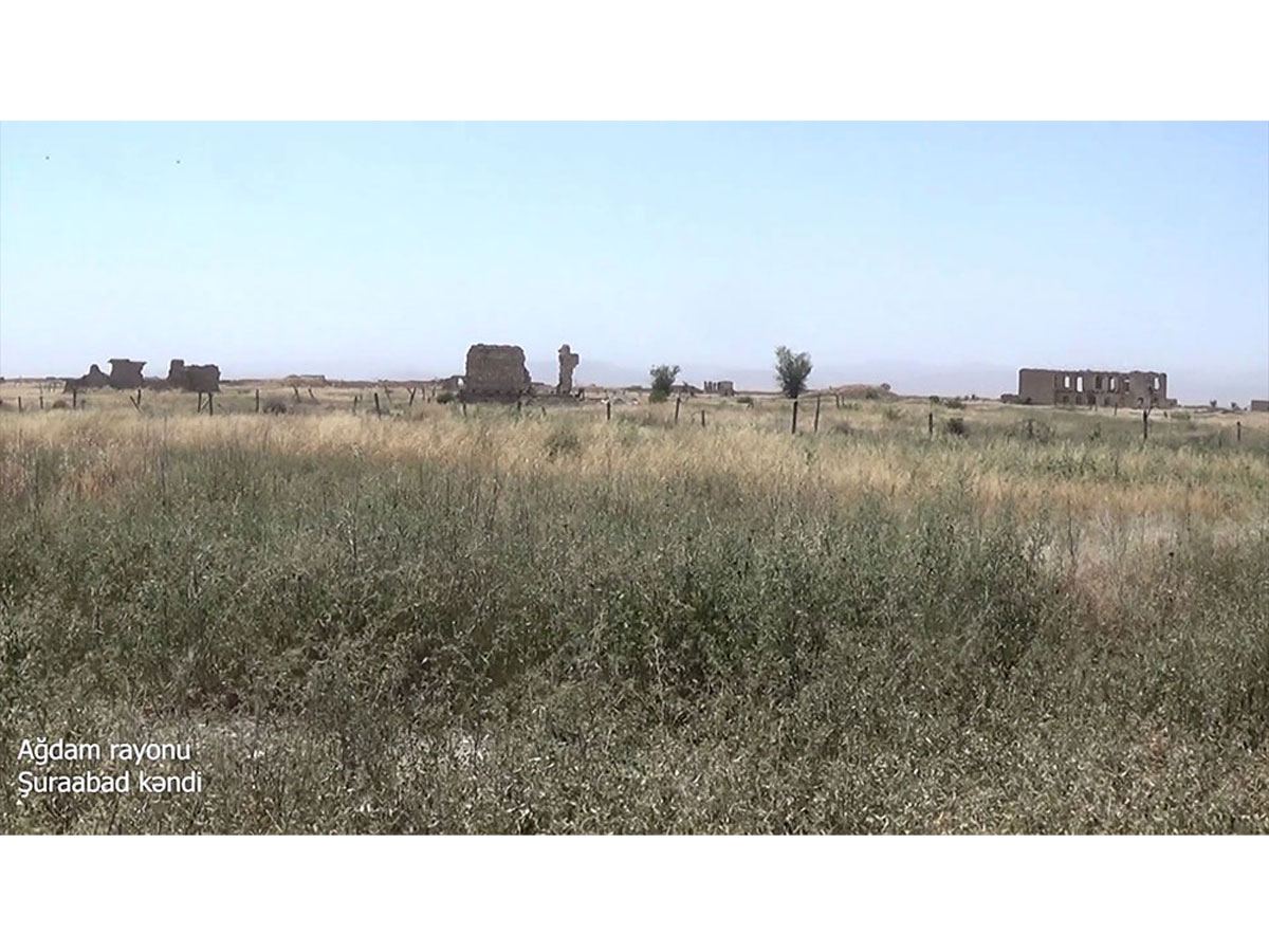 Azerbaijan shows footage from Aghdam's Shuraabad village (VIDEO)