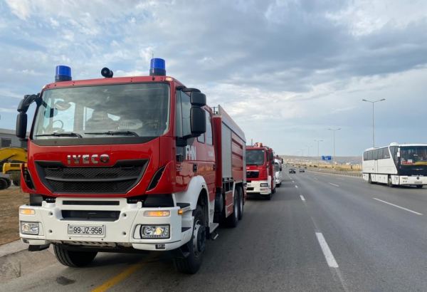 Четвертая группа пожарно-спасательных подразделений МЧС Азербайджана отправится в Турцию