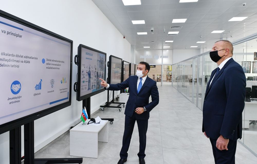 Prezident İlham Əliyev 6 saylı Bakı “ASAN xidmət” mərkəzinin açılışında iştirak edib (FOTO/VİDEO)