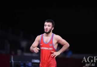 Azerbaijani wrestler lost to world champion in quarterfinals of Tokyo Olympics (UPDATE)