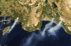 NASA Türkiyədəki yanğınların peyk görüntülərini yayıb (FOTO)