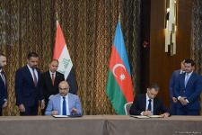 В Баку подписан протокол по итогам второго заседания Совместной комиссии Азербайджана и Ирака (ФОТО)
