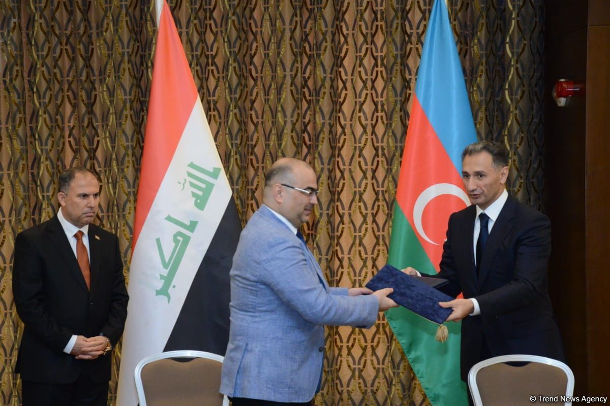 Protocol signed between Azerbaijan, Iraq at meeting of joint commission in Baku (PHOTO)