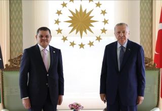 Türkiyə prezidenti Liviyanın baş naziri ilə danışıqlar aparıb