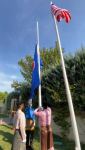 Flag Raising Ceremony in conjunction with the 54th ASEAN day (PHOTO)