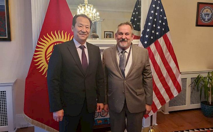 Kyrgyz ambassador asks American side to support number of projects in Kyrgyzstan