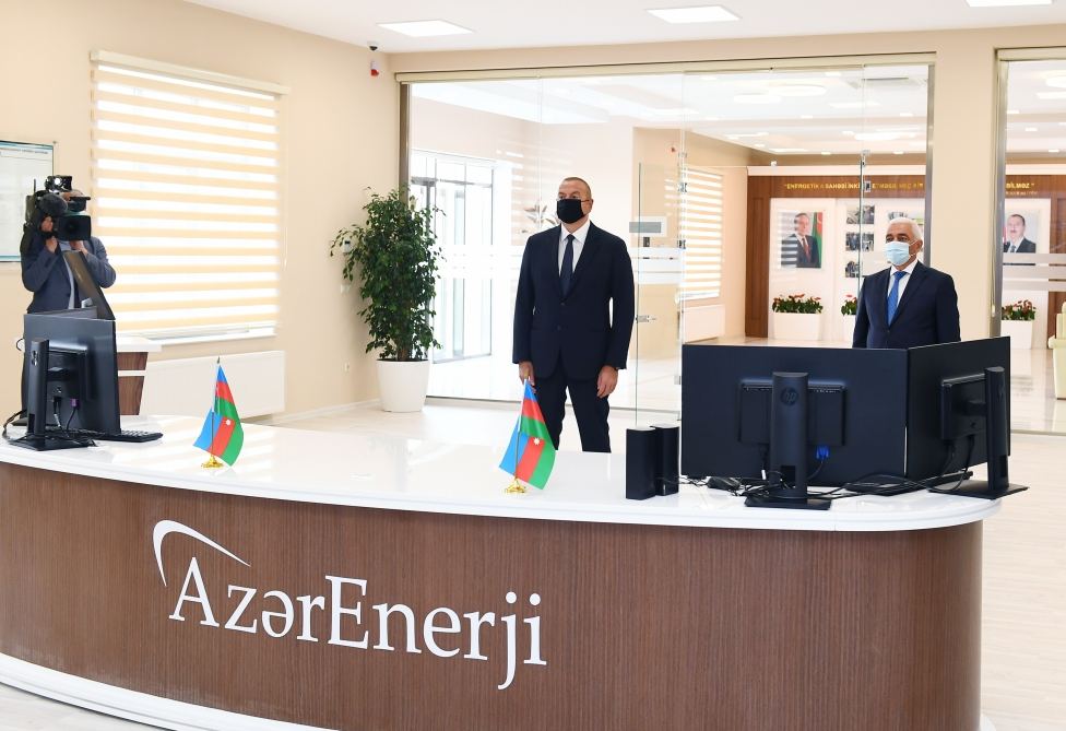 President Ilham Aliyev attends opening of newly renovated 500/330/220 kV Absheron substation (PHOTO)
